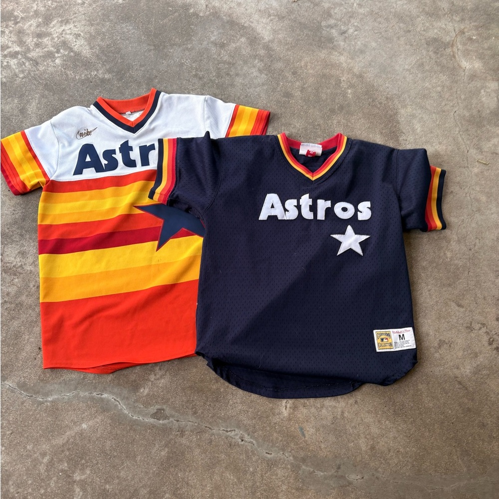 Nike Astros Kids' Navy and Multi-Color Jerseys